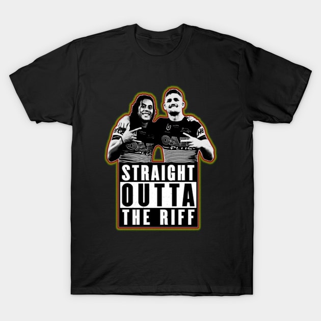 Penrith Panthers - Jarome Luai & Nathan Cleary - STRAIGHT OUTTA THE 'RIFF T-Shirt by OG Ballers